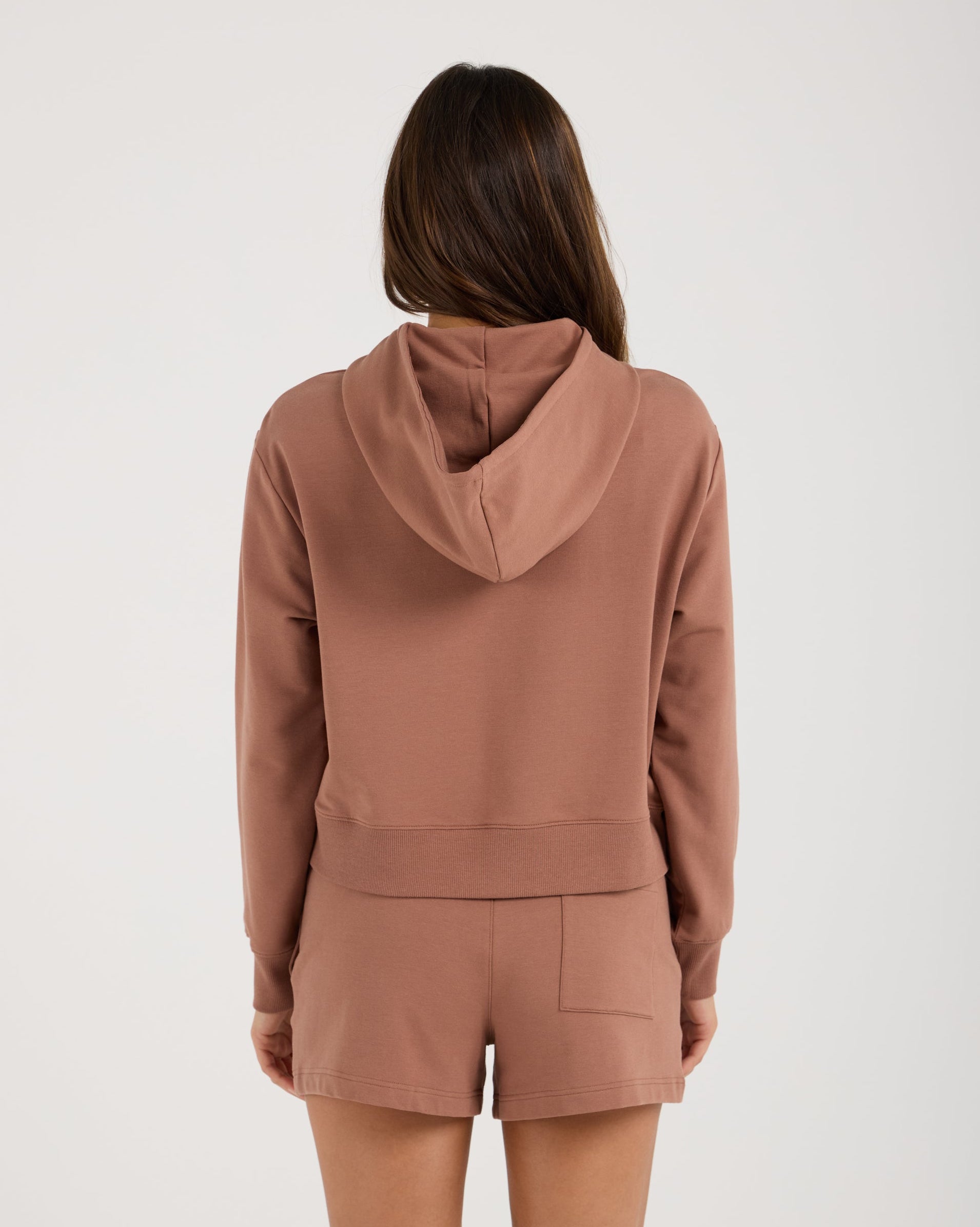 Modal Terry Pullover Hoodie-TENORE