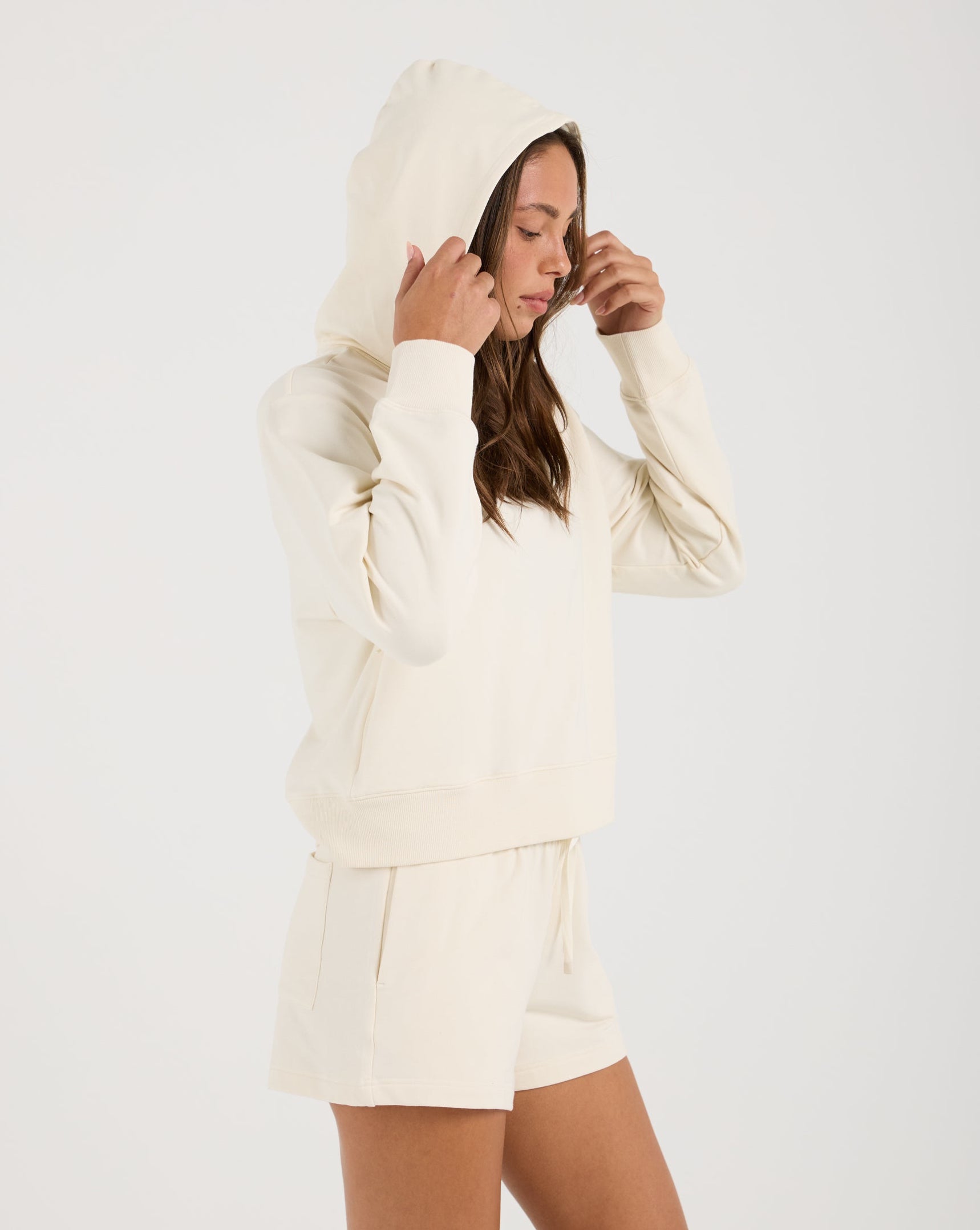 Modal Terry Pullover Hoodie-TENORE