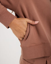 Modal Terry Pullover Hoodie-TENORE