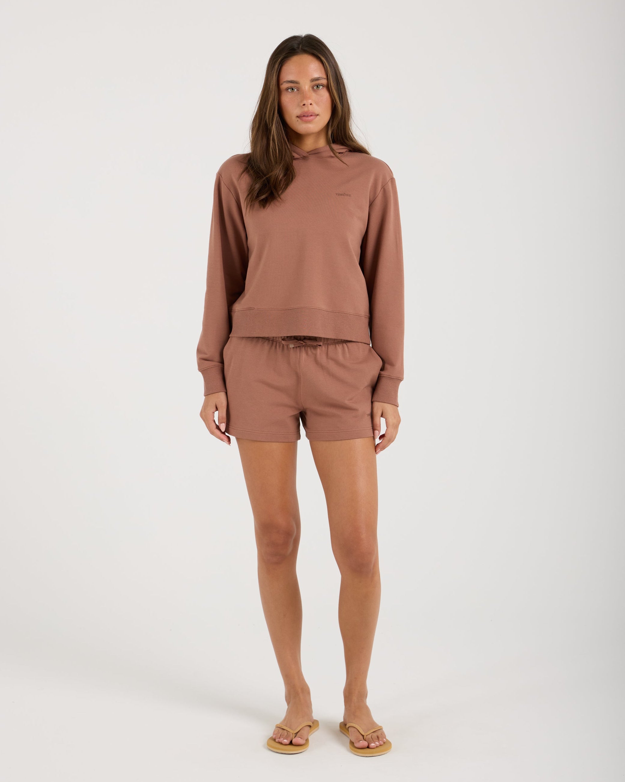 Modal Terry Pullover Hoodie-TENORE