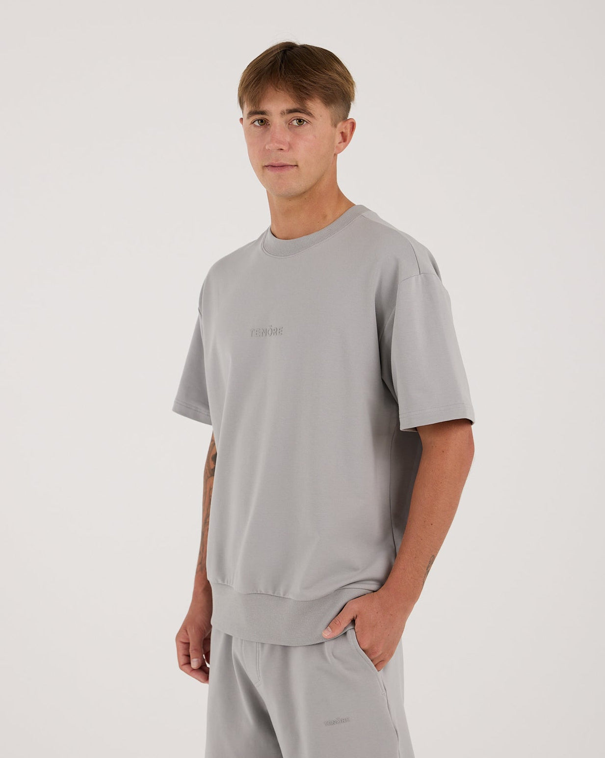 Modal Terry Ss Sweatshirt-TENORE