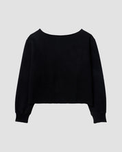 Off the Shoulder Sweatshirt-TENORE