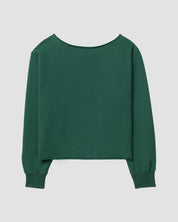 Off the Shoulder Sweatshirt-TENORE