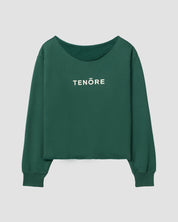 Off the Shoulder Sweatshirt-TENORE