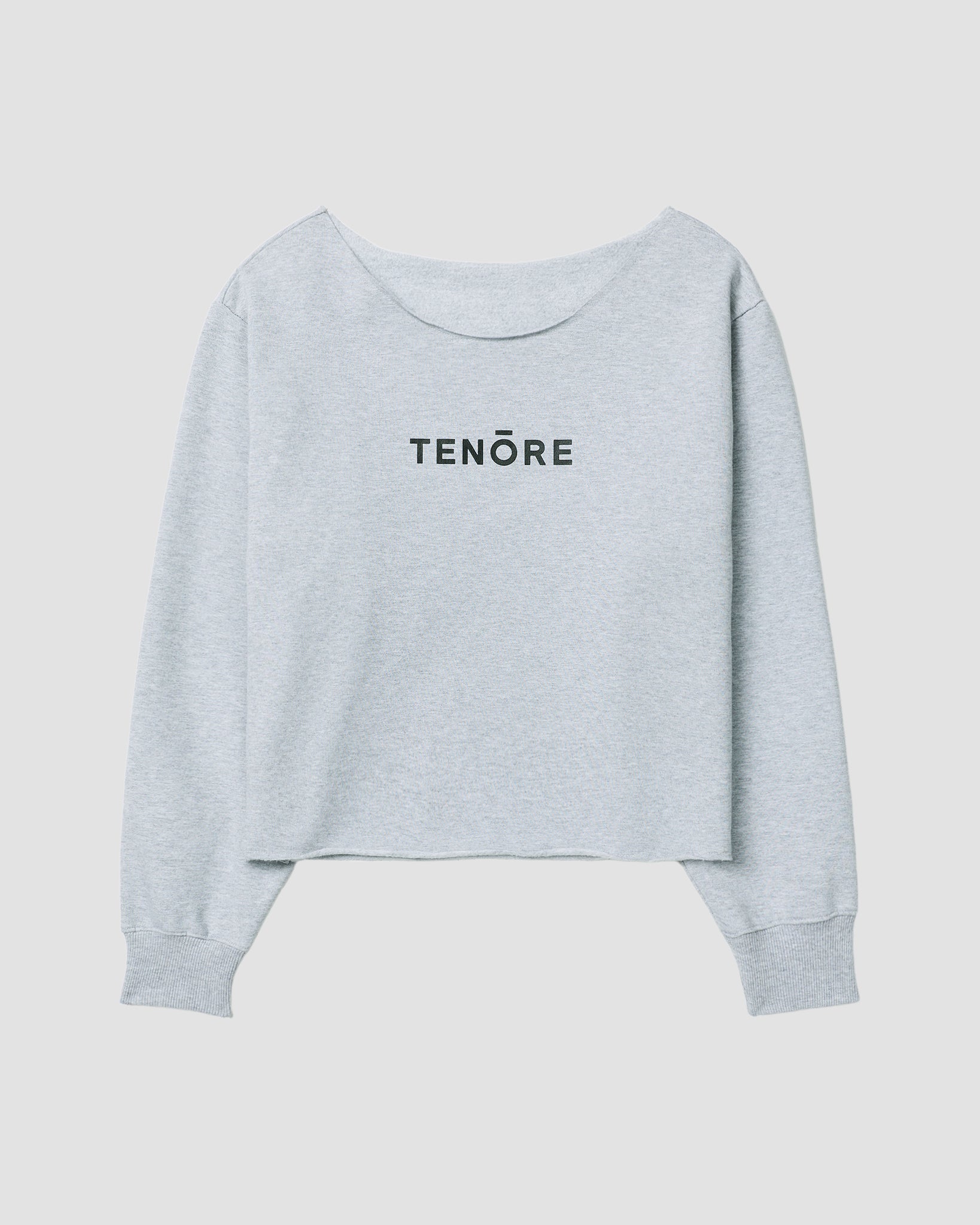 Off the Shoulder Sweatshirt-TENORE
