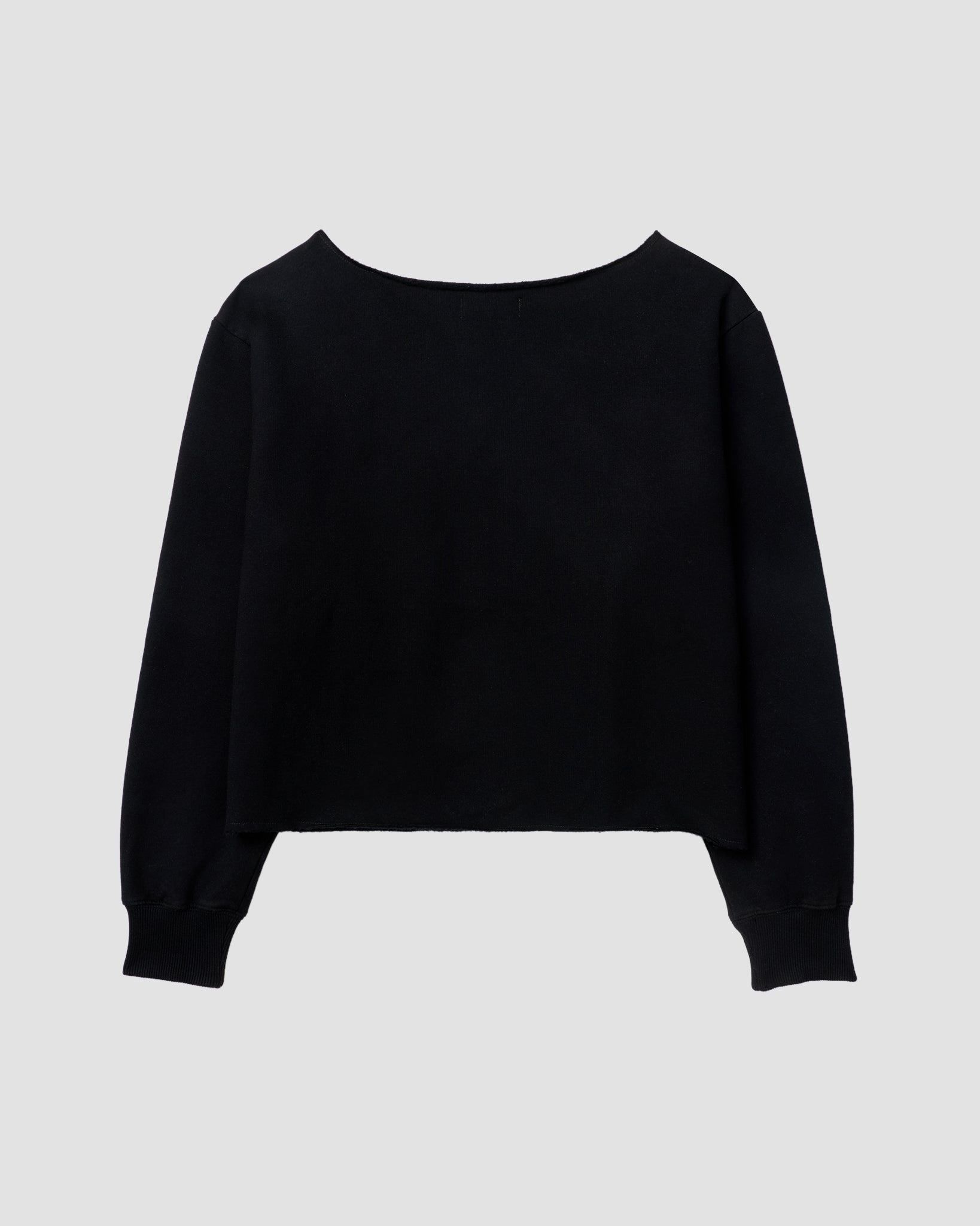 Off the Shoulder Sweatshirt-TENORE