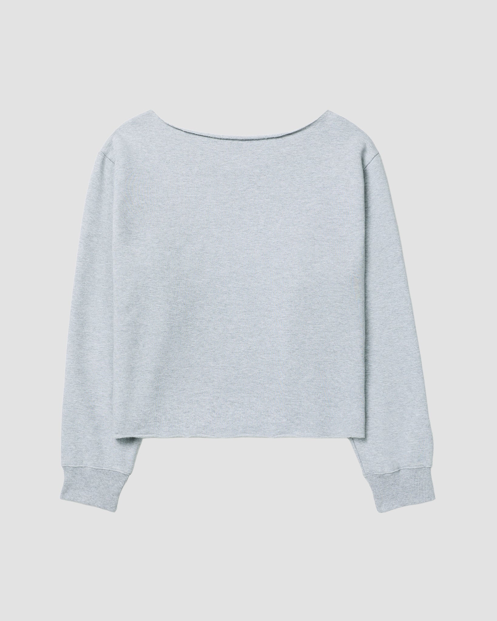 Off the Shoulder Sweatshirt-TENORE