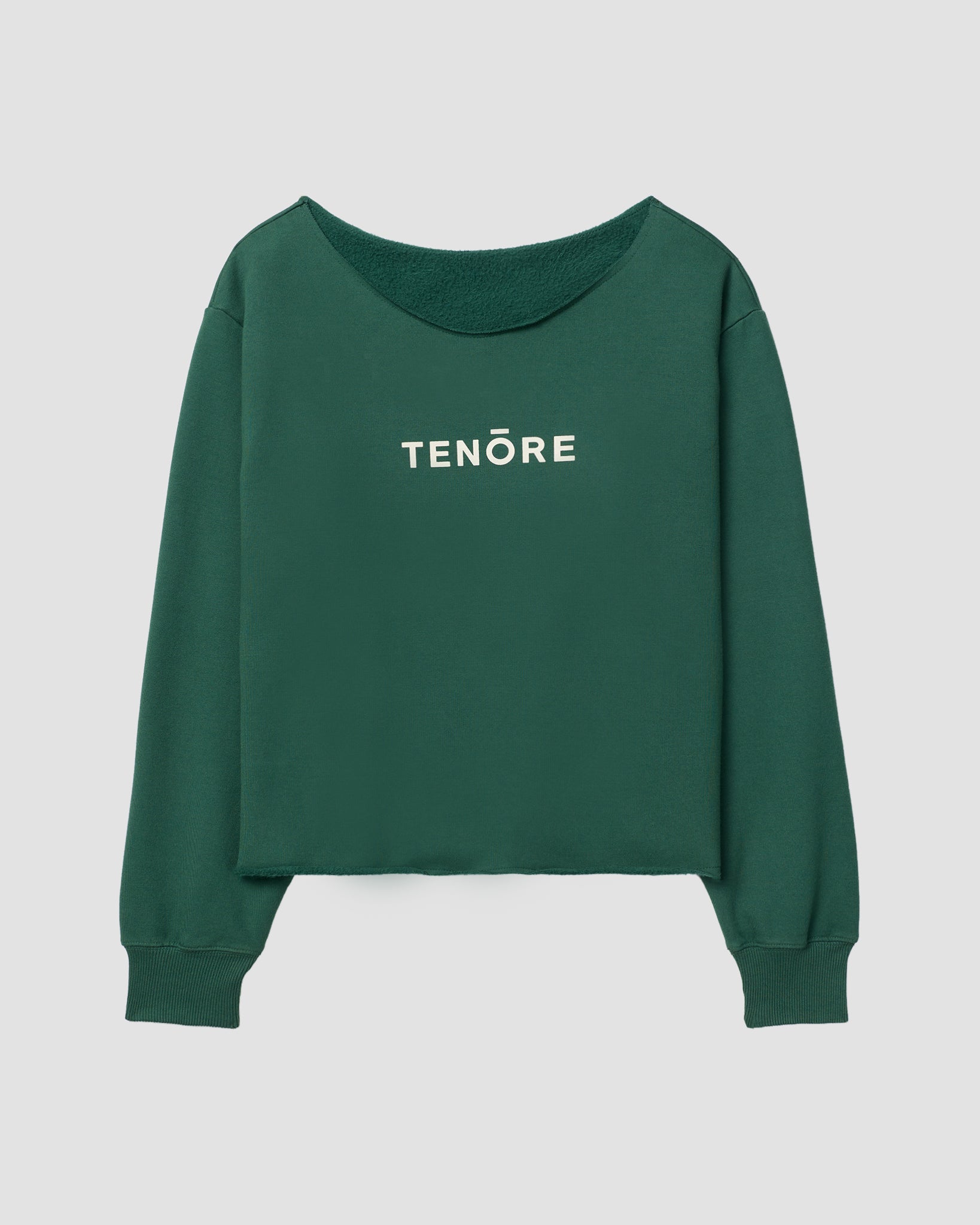 Off the Shoulder Sweatshirt-TENORE