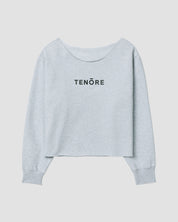 Off the Shoulder Sweatshirt-TENORE