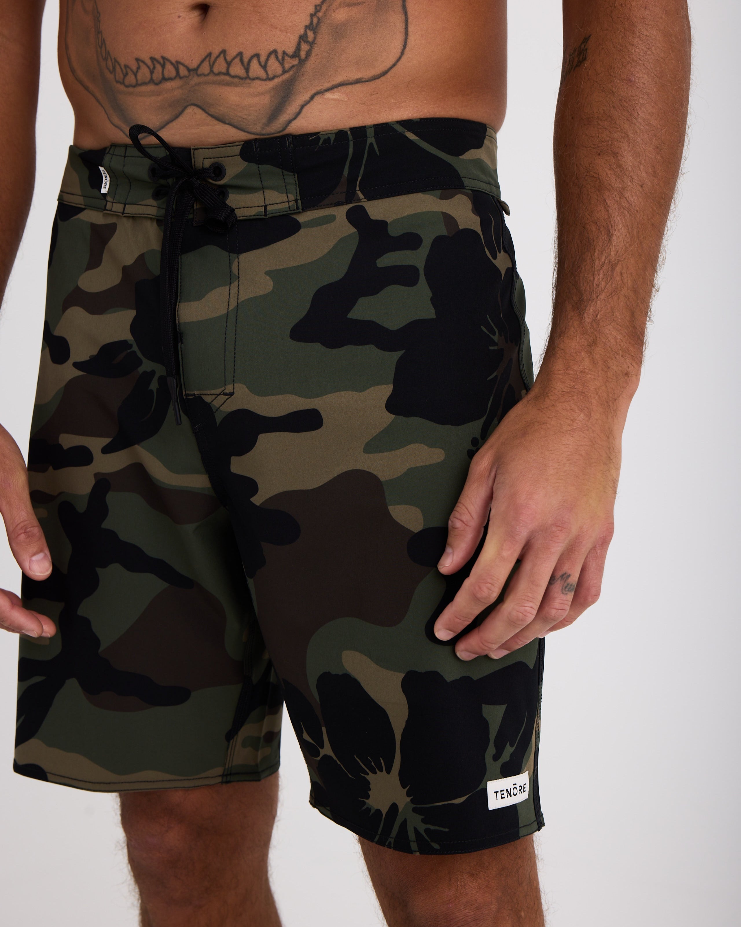 Print Classic Boardshort 18.5"-TENORE