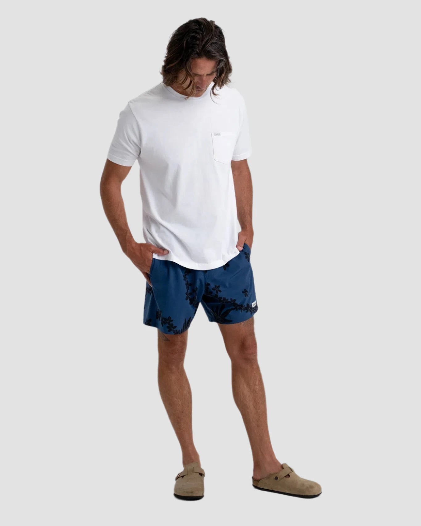 Printed Day Boardshort-TENORE