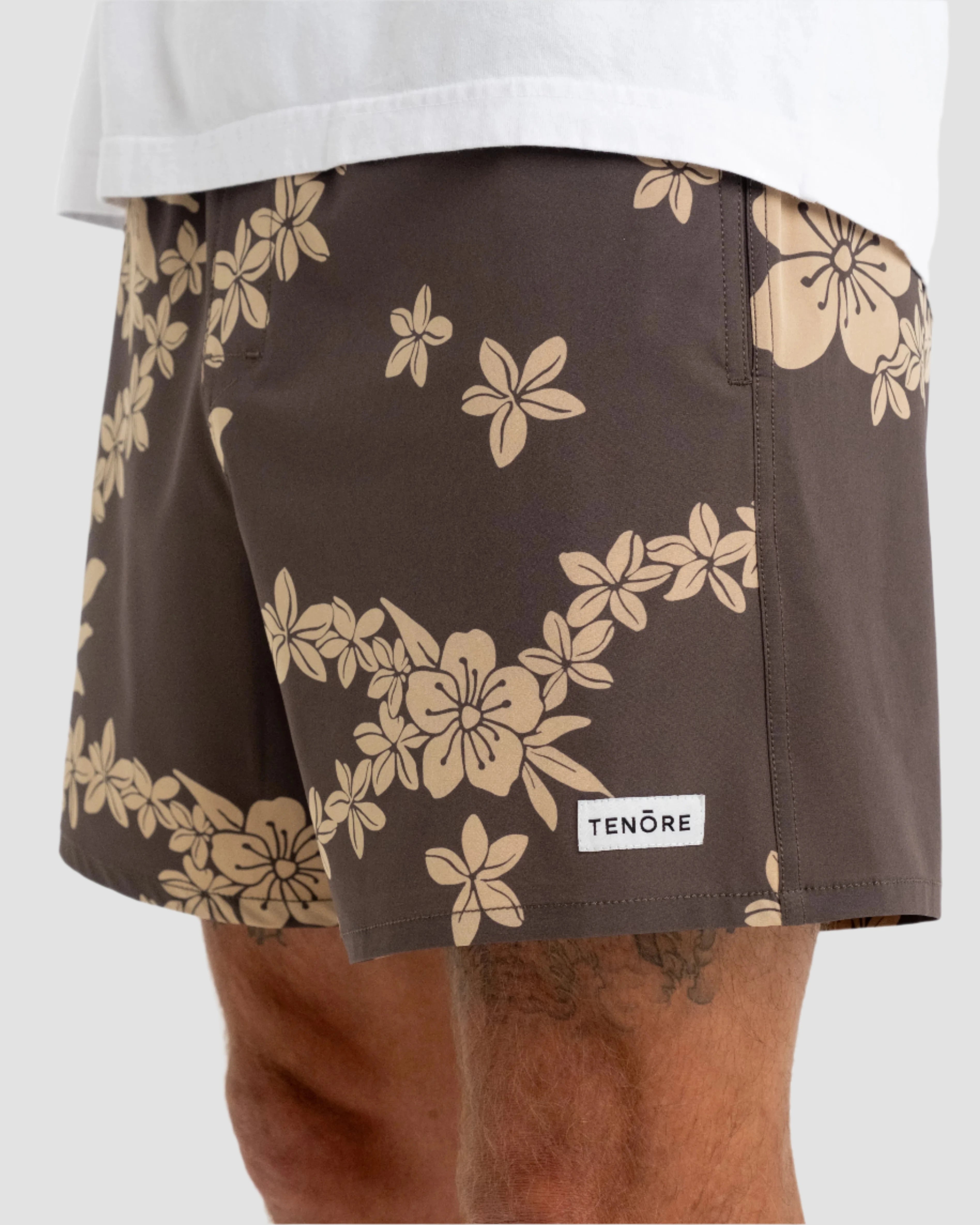 Printed Day Boardshort-TENORE