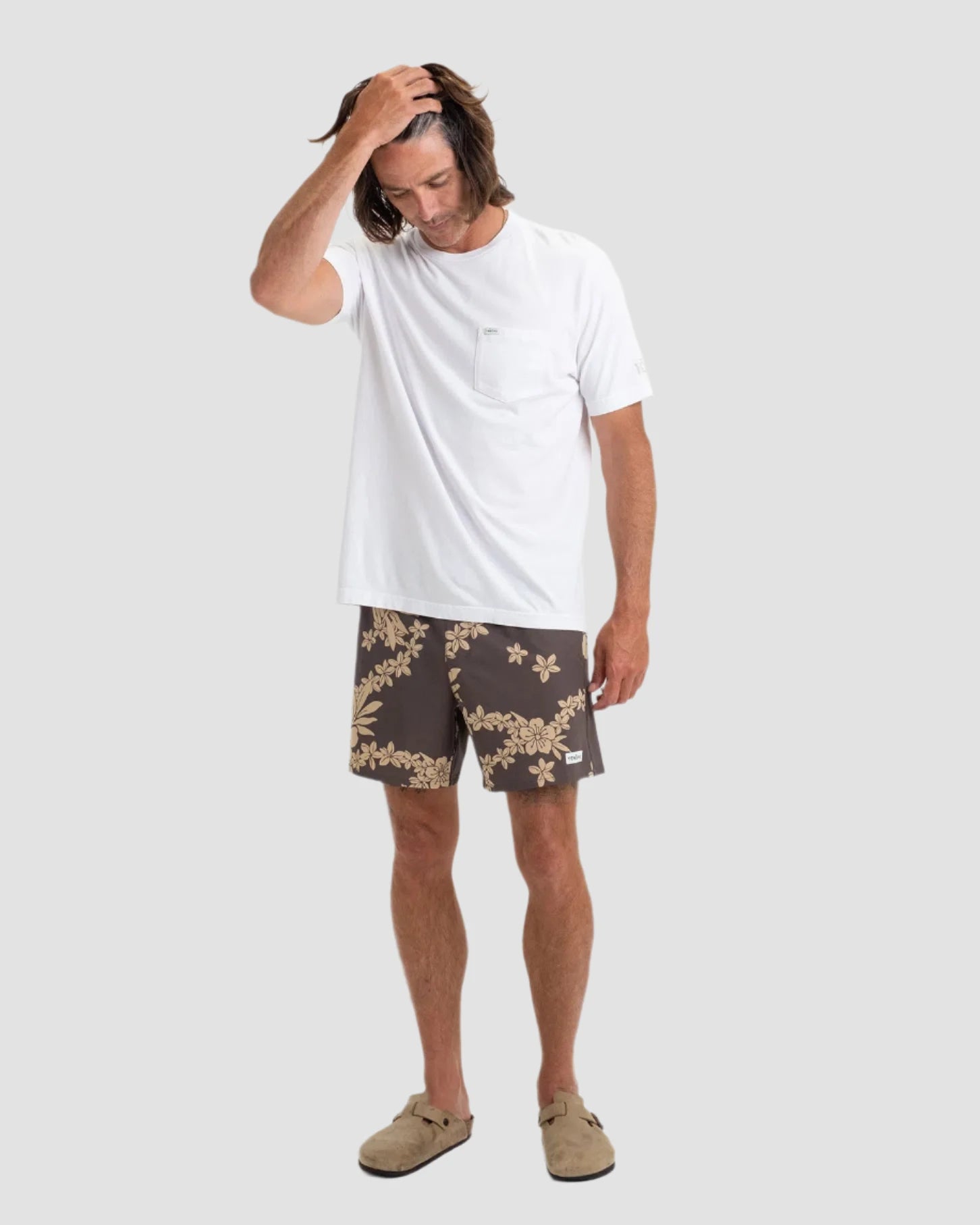Printed Day Boardshort-TENORE