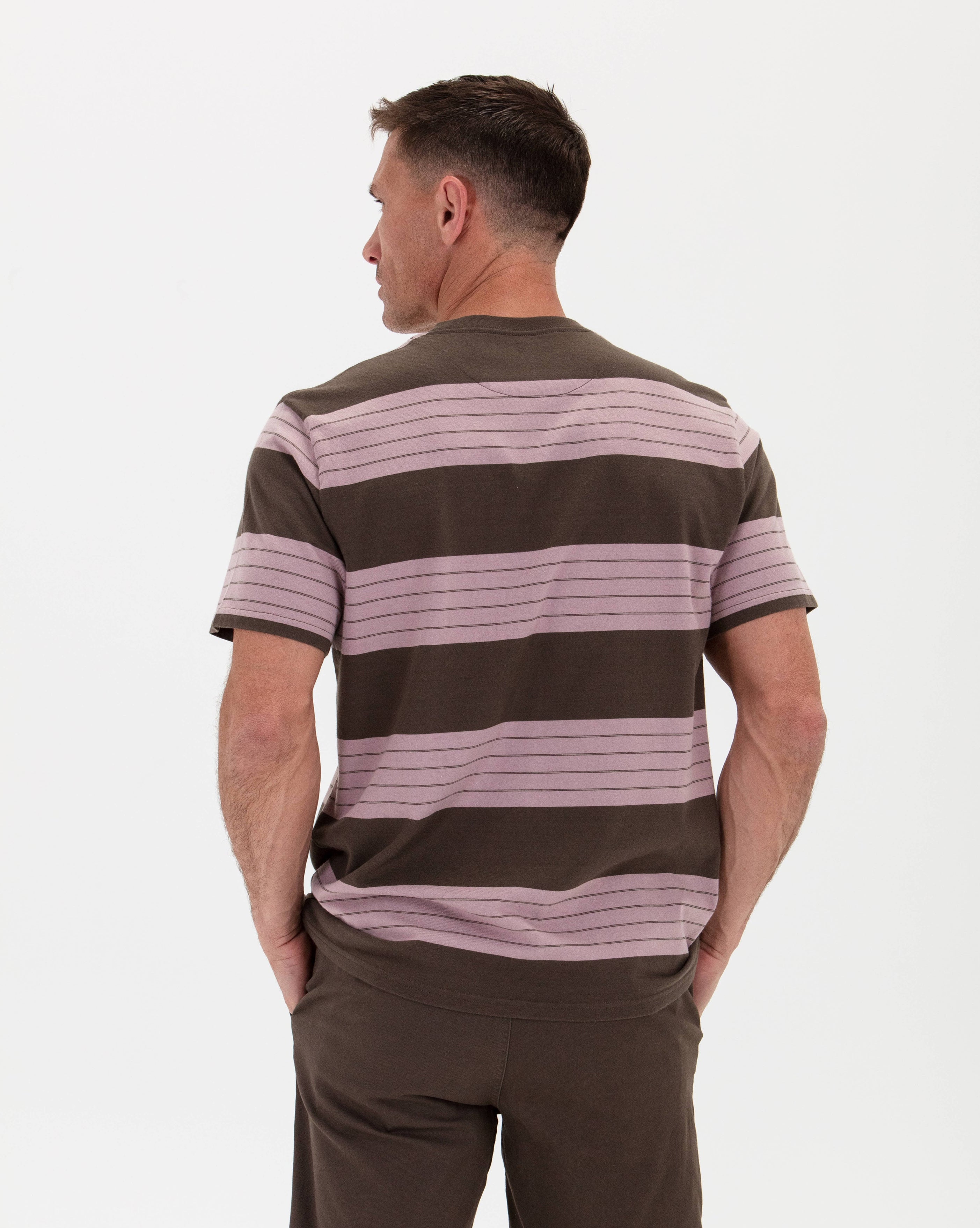 Stripe Tee Wide Band-TENORE