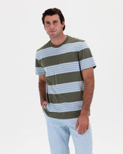 Stripe Tee Wide Band-TENORE