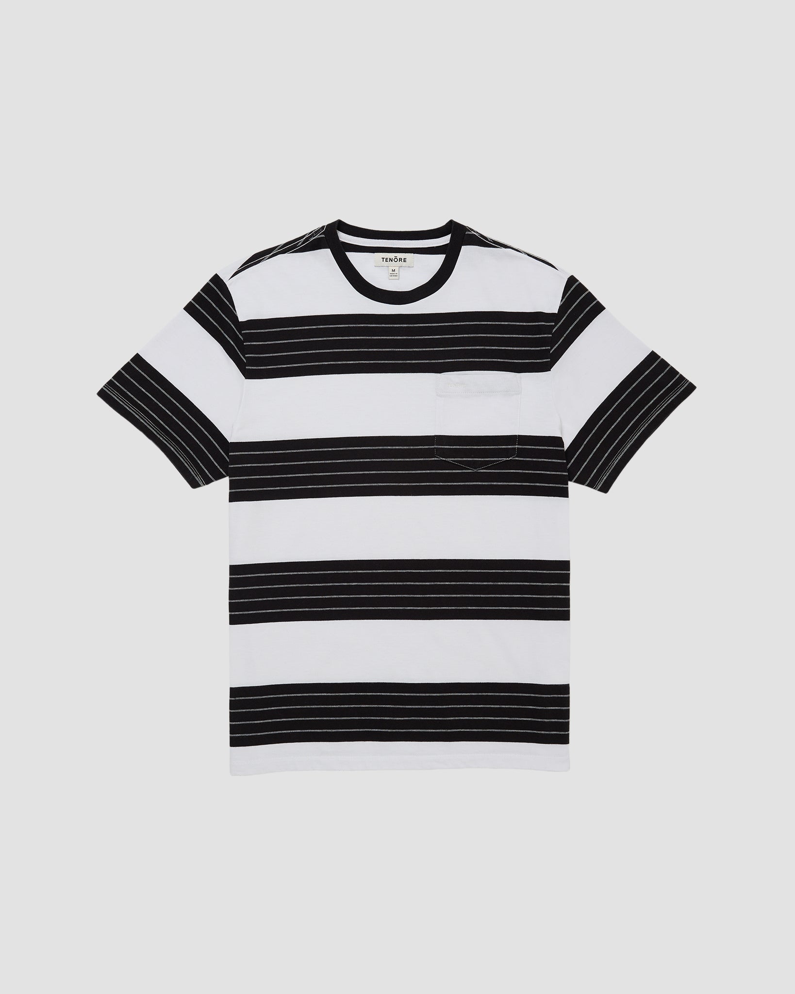 Stripe Tee Wide Band-TENORE