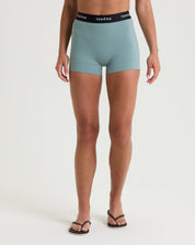 Logo High Waist Short