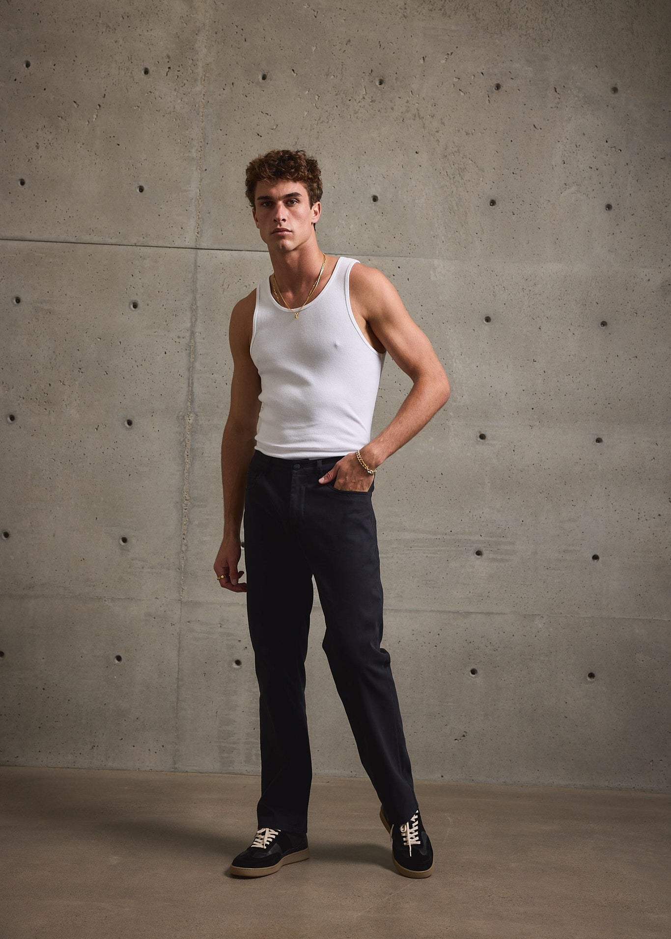 Twill 5-Pocket Pant-TENORE