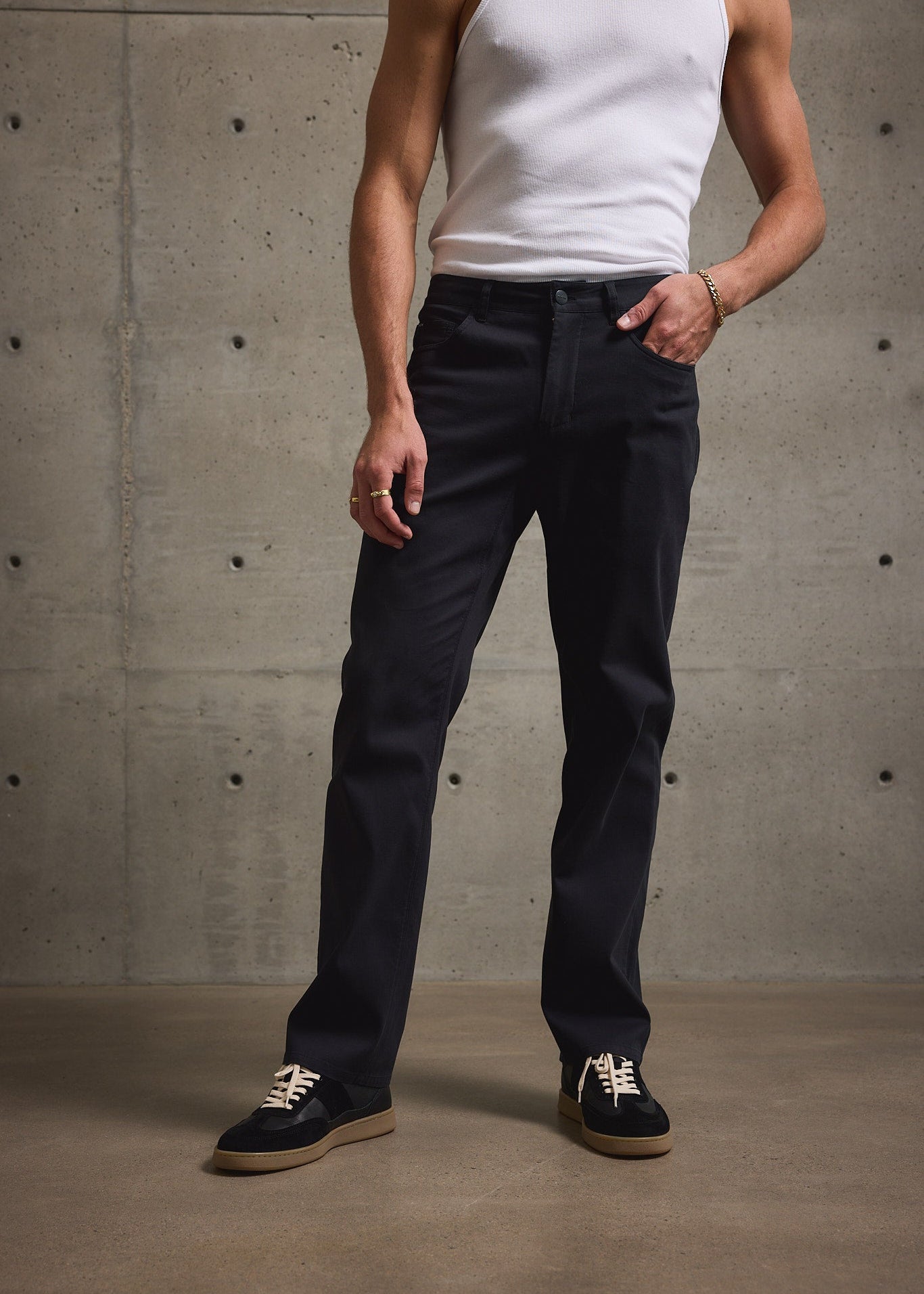 Twill 5-Pocket Pant-TENORE