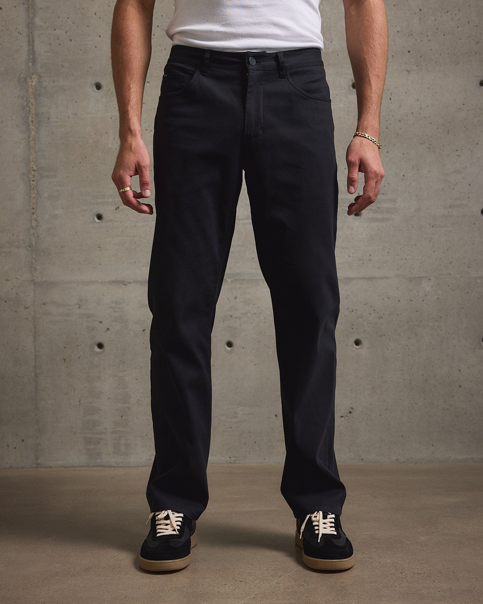 Twill 5-Pocket Pant-TENORE