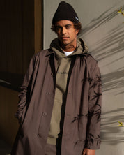 Twill Car Coat-TENORE