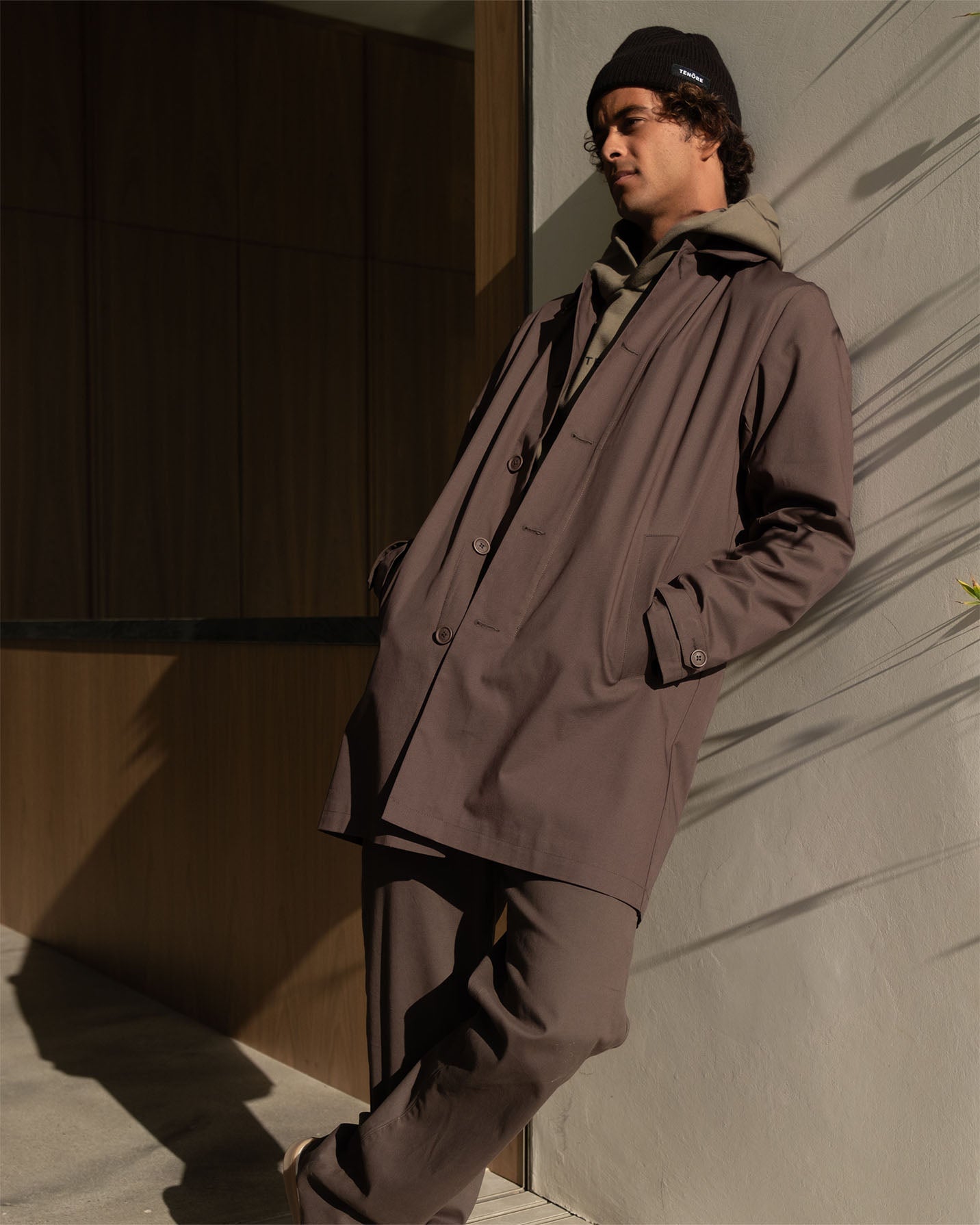 Twill Car Coat-TENORE