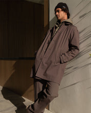 Twill Car Coat-TENORE