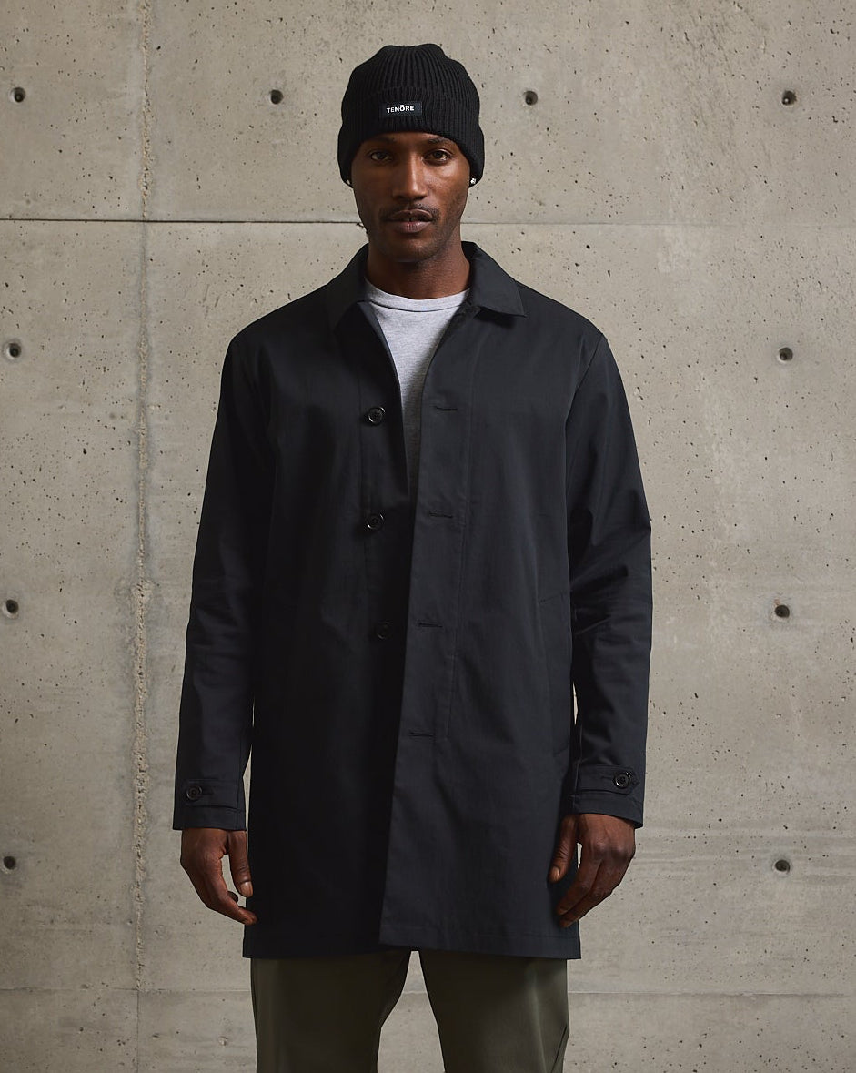 Twill Car Coat-TENORE