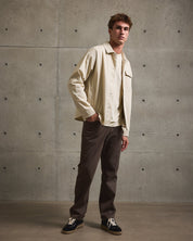 Twill Shirt Jacket-TENORE