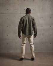 Twill Shirt Jacket-TENORE