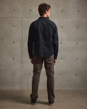 Twill Shirt Jacket-TENORE