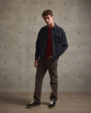 Twill Shirt Jacket-TENORE