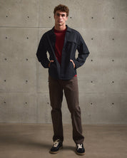 Twill Shirt Jacket-TENORE