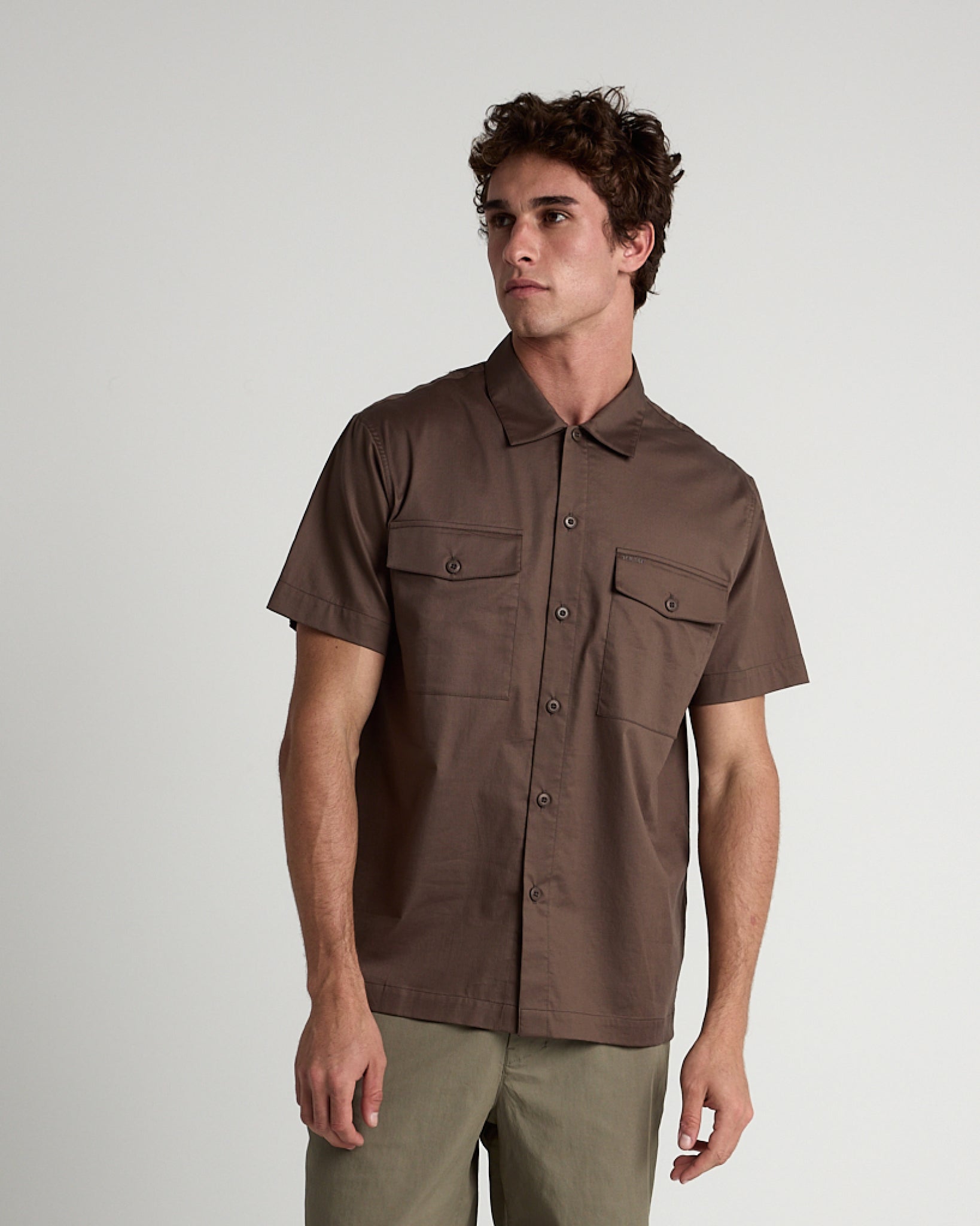 Utility Shirt Short Sleeve-TENORE