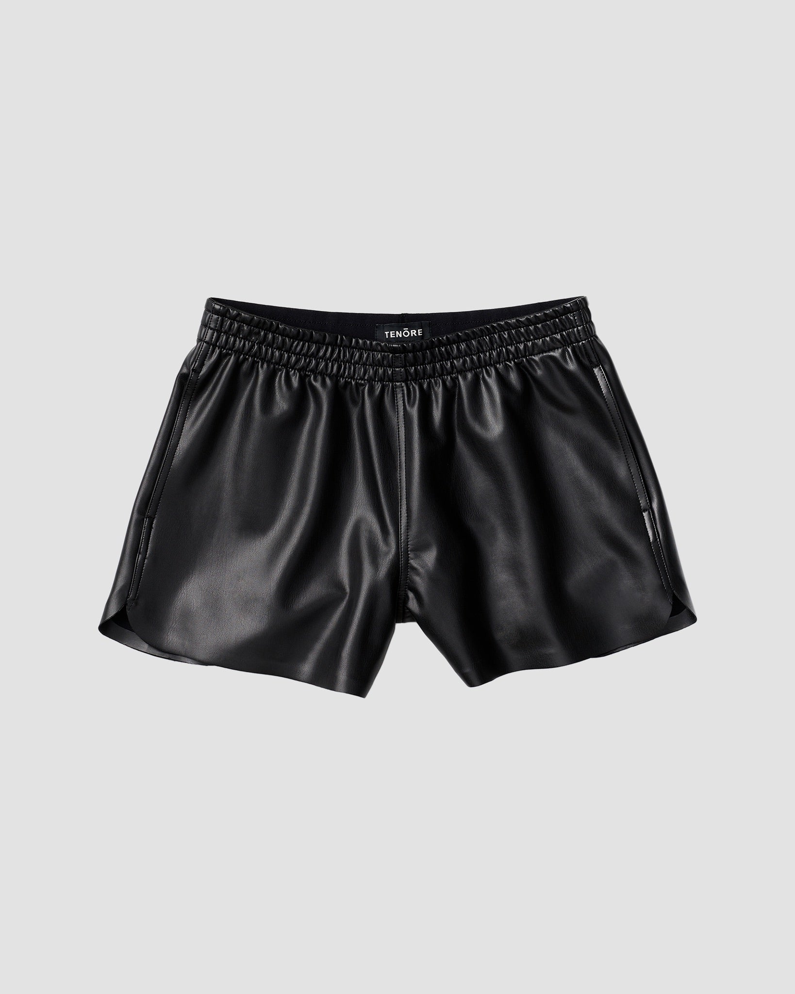 Vegan Leather Jog Short