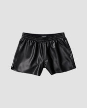 Vegan Leather Jog Short