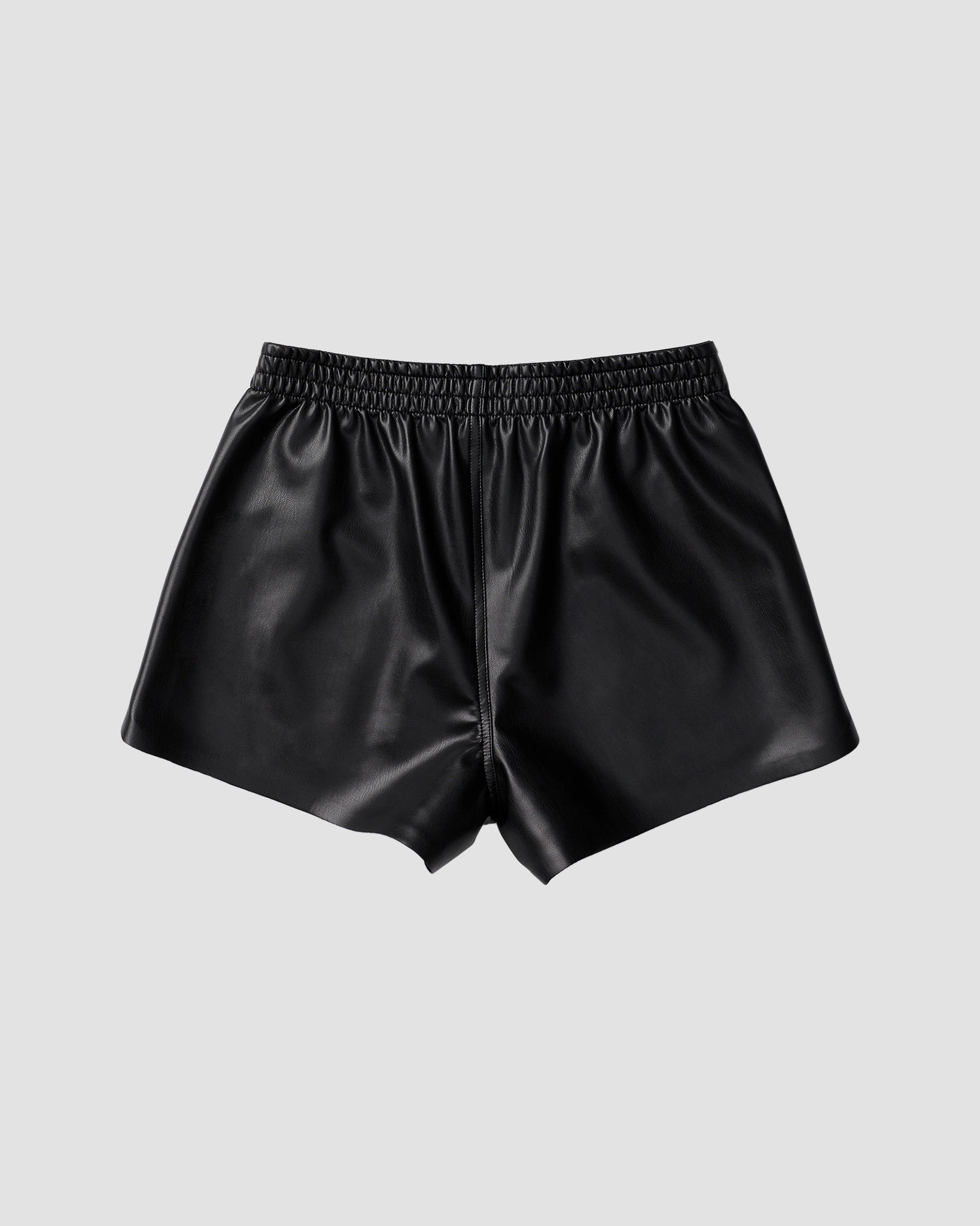 Vegan Leather Jog Short