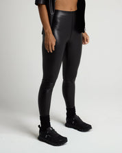 Vegan Leather Leggings-TENORE