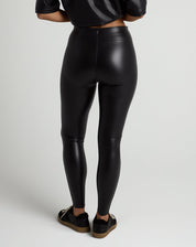 Vegan Leather Leggings-TENORE