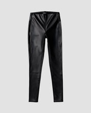 Vegan Leather Leggings-TENORE