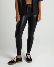 Vegan Leather Leggings-TENORE