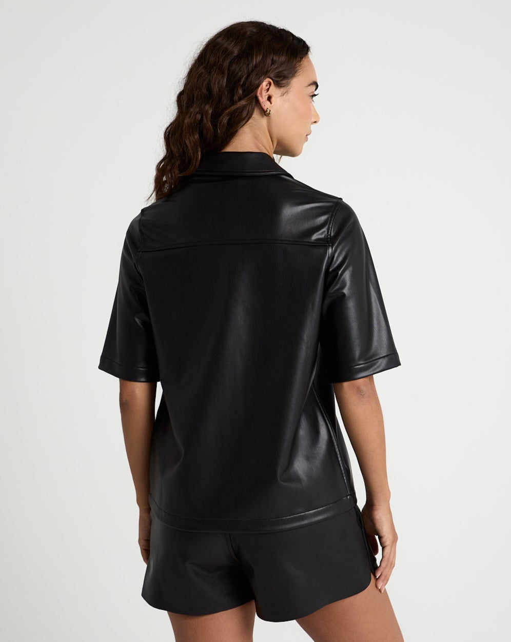 Vegan Leather Service Zip-TENORE