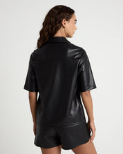 Vegan Leather Service Zip-TENORE