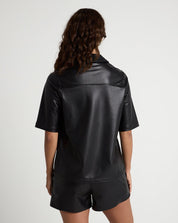 Vegan Leather Service Zip-TENORE