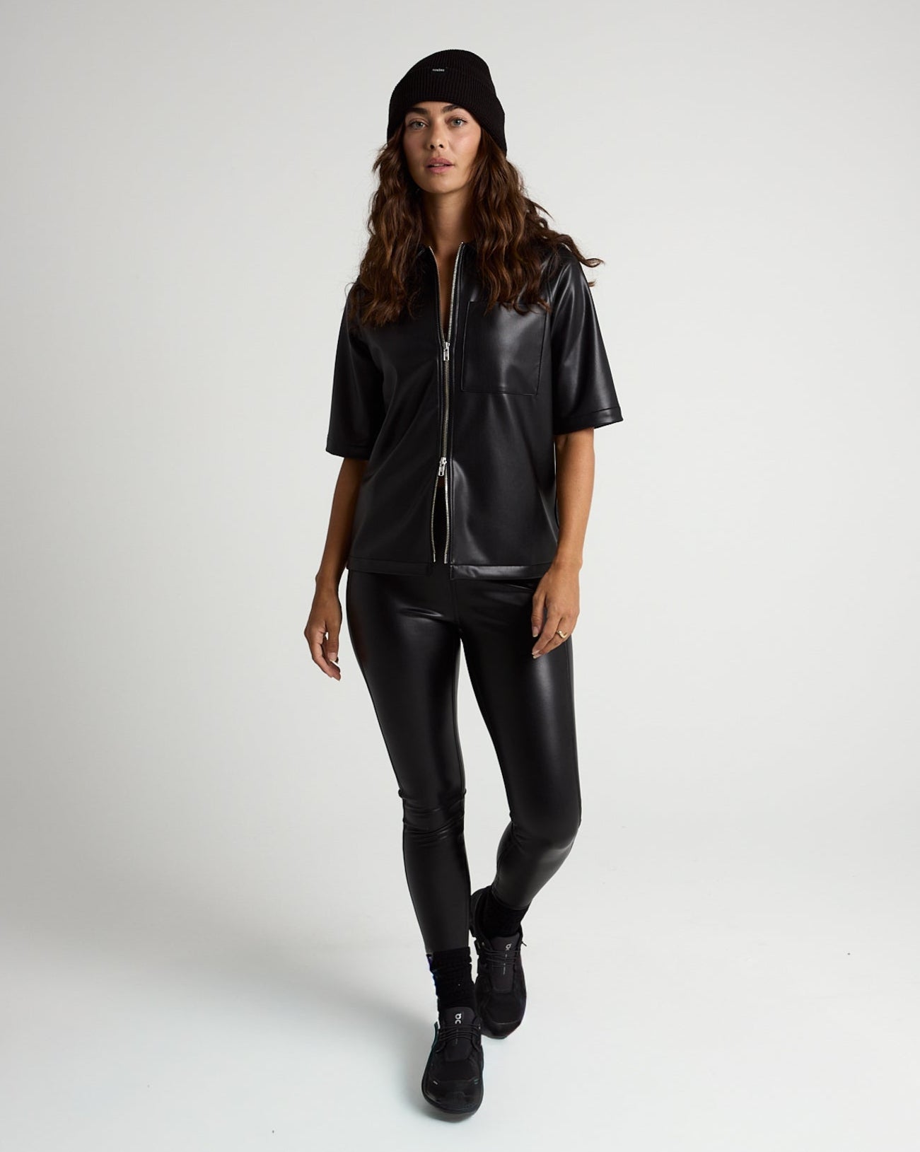 Vegan Leather Service Zip-TENORE