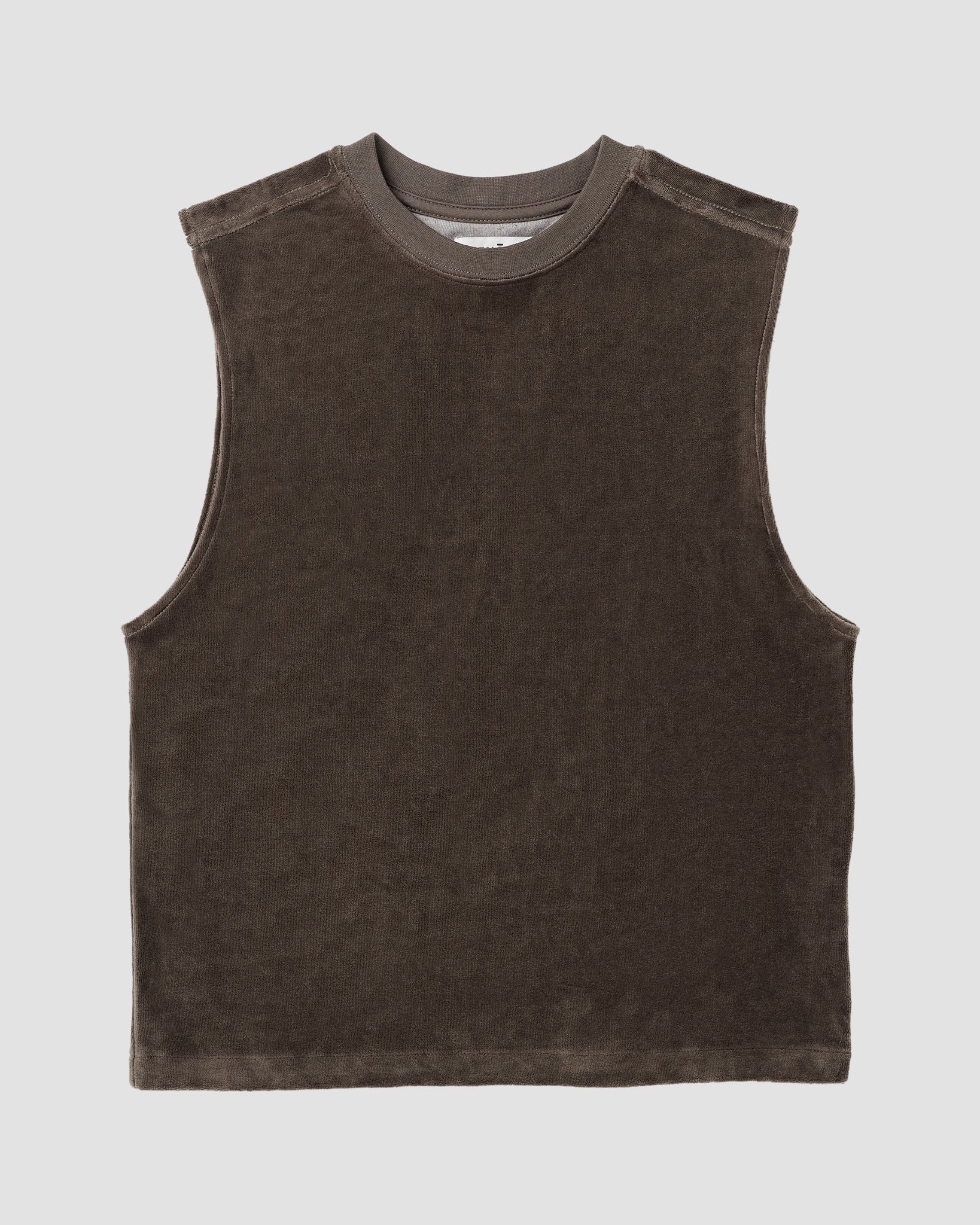 Velour Muscle Tank-TENORE