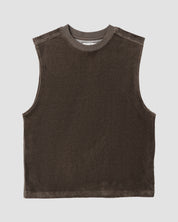 Velour Muscle Tank-TENORE