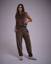 Velour Pant-TENORE