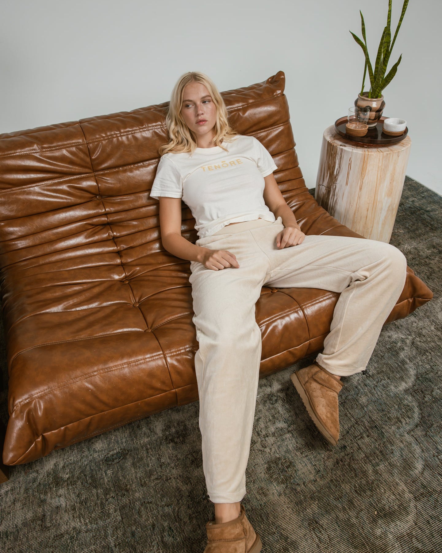 Velour Pant-TENORE