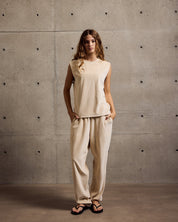 Velour Pant-TENORE